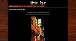 Desktop Screenshot of littlebarlounge.com