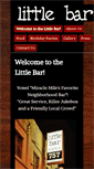 Mobile Screenshot of littlebarlounge.com